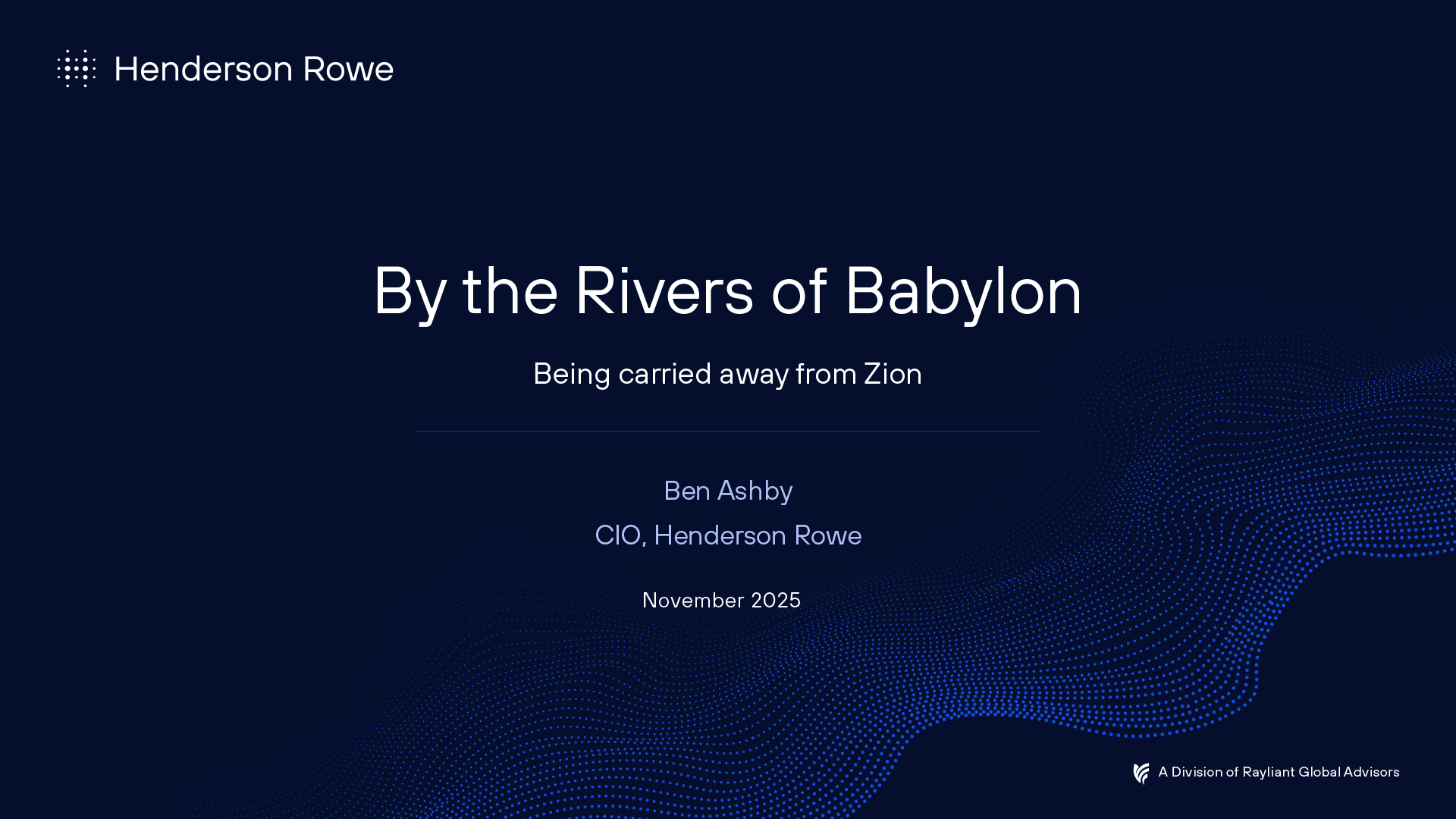 Q4 2025 Investor Lunch (Replay)